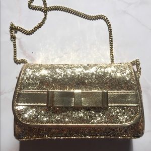 Gymboree child's gold sparkly accent purse